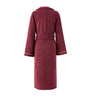 Burgundy Corolles Bathrobe