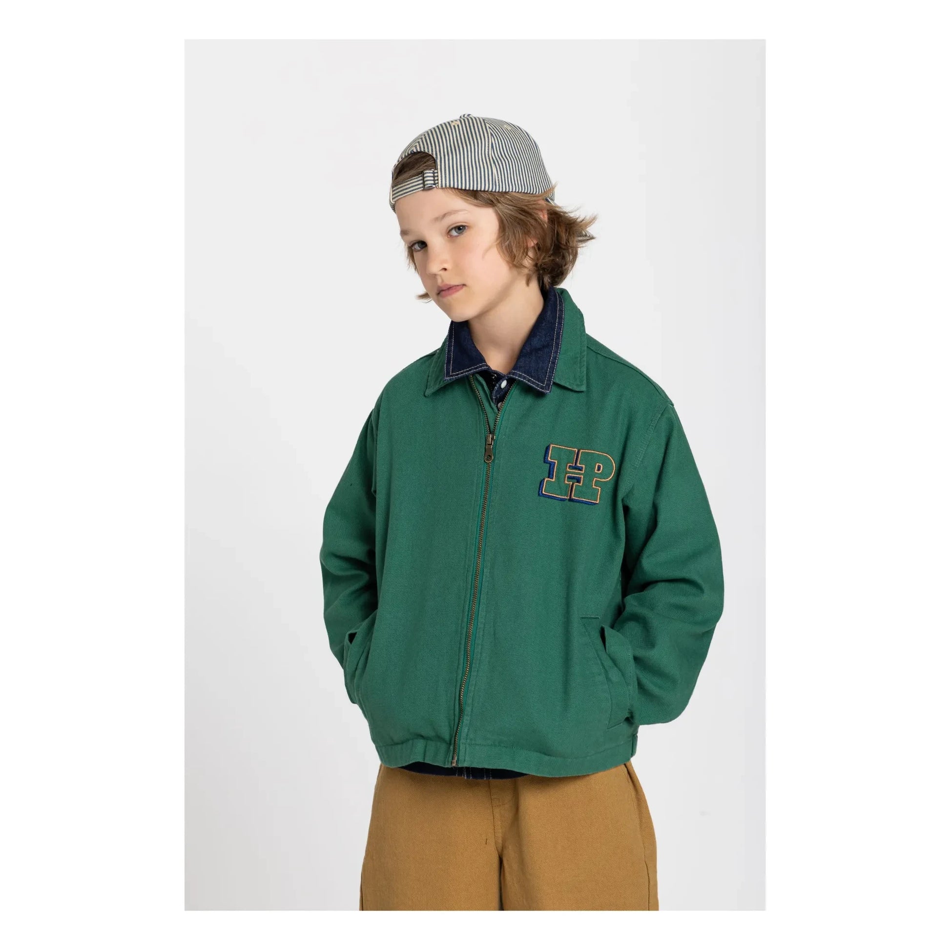Hundred Pieces - Clock jacket | Emerald green