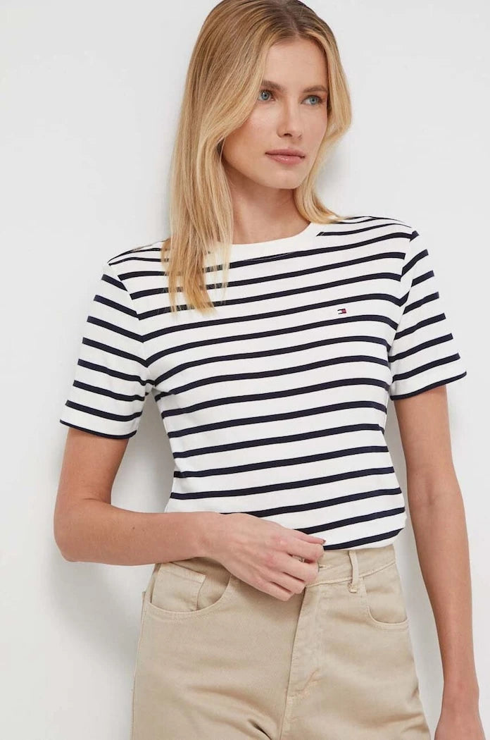 Tommy Hilfiger pamuklu kadın tişört