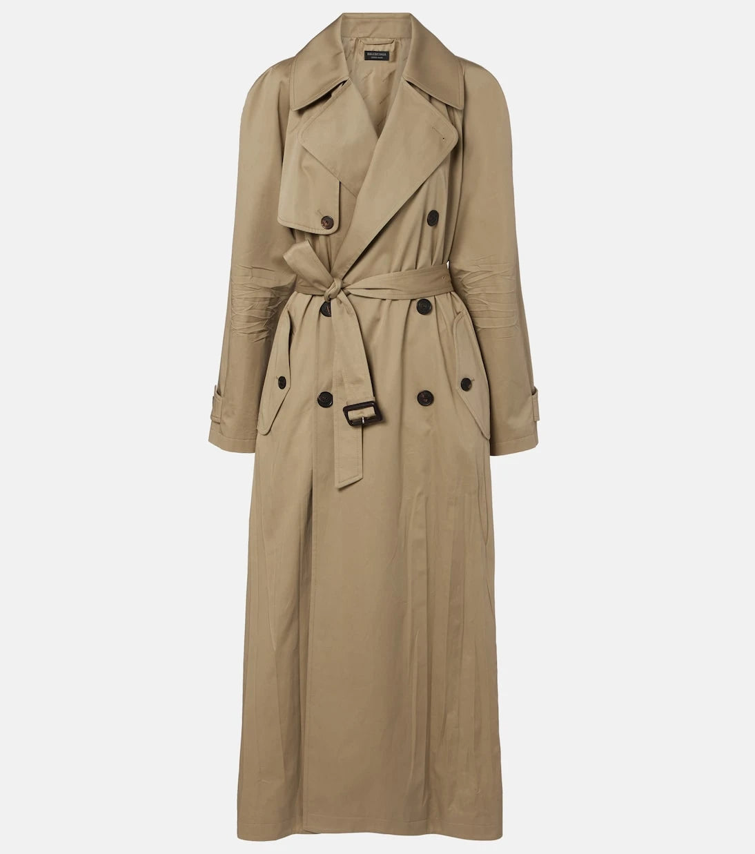 Balenciaga - Cocoon cotton twill trench coat