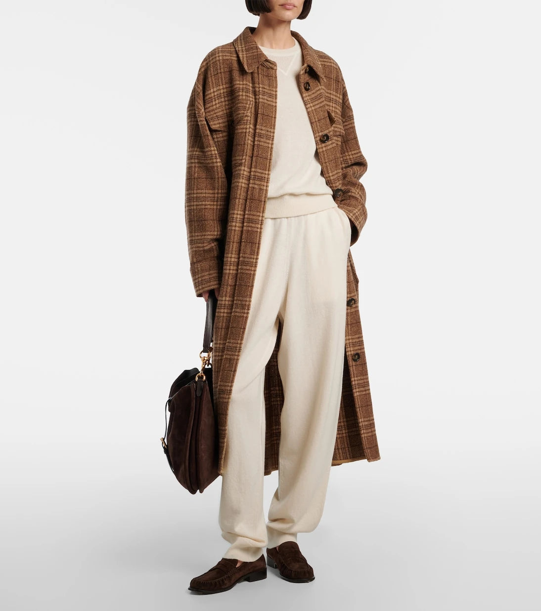 Jardin des Orangers - Wool and cashmere sweatpants