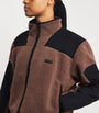 Teddy Boxy Zip-Up Jacket UMBER