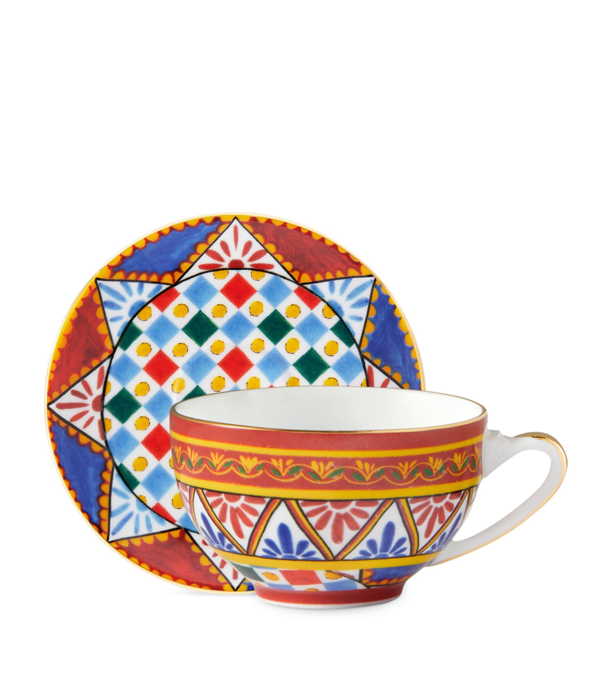 Dolce & Gabbana Casa Carreto Teacup and Saucer