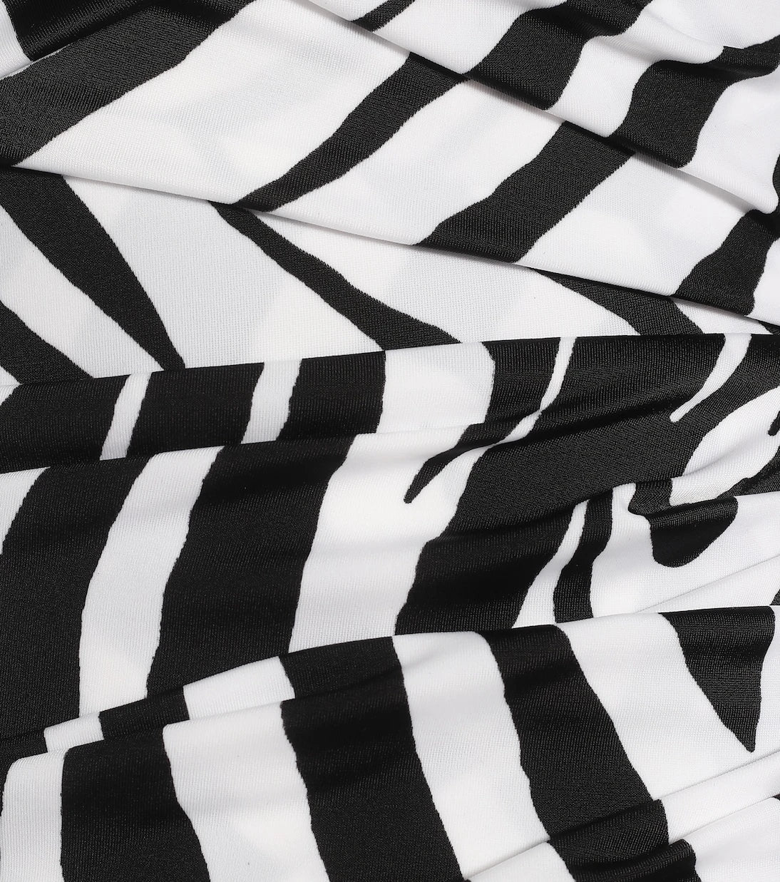 Halpern - Off-shoulder zebra-print midi dress