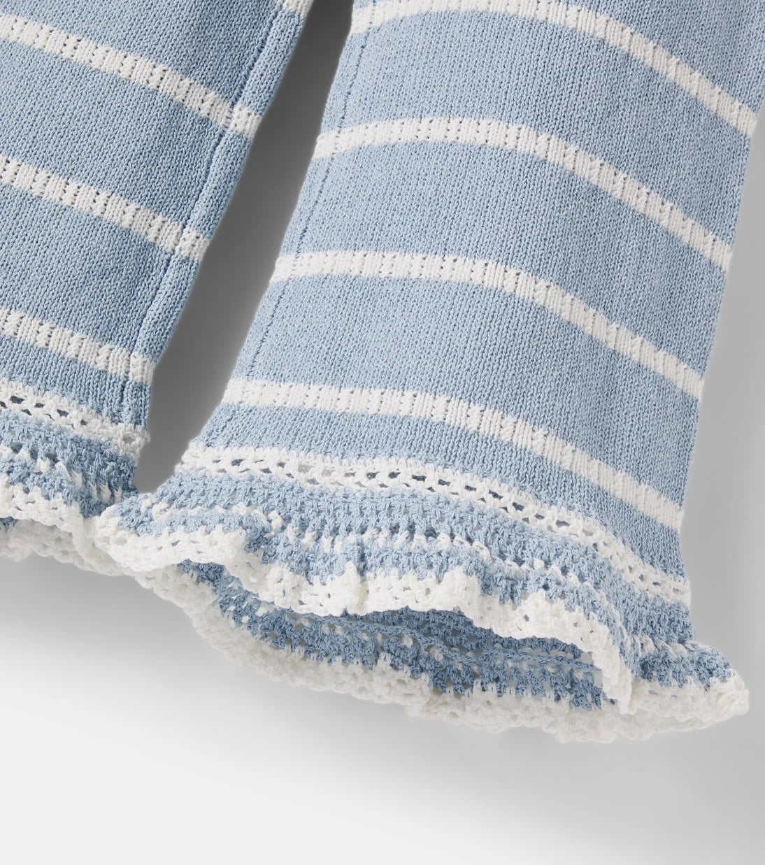 Zimmermann Kids - Striped knitted cotton-blend pants
