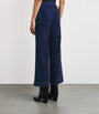 Navy Anessa Wide-Leg Jeans