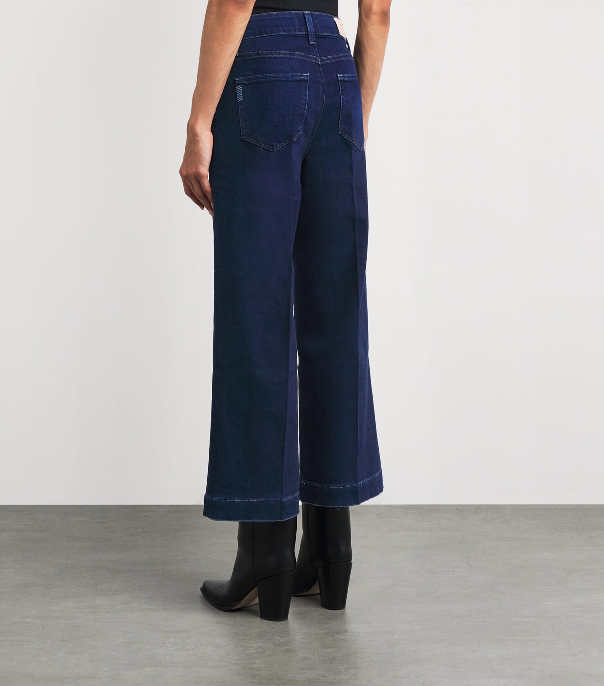 Navy Anessa Wide-Leg Jeans