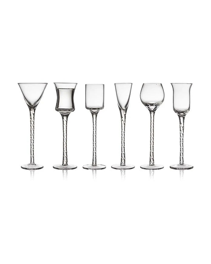 Lyngby Glas Aquavit Şarap Kadehi Seti (6 Parça)