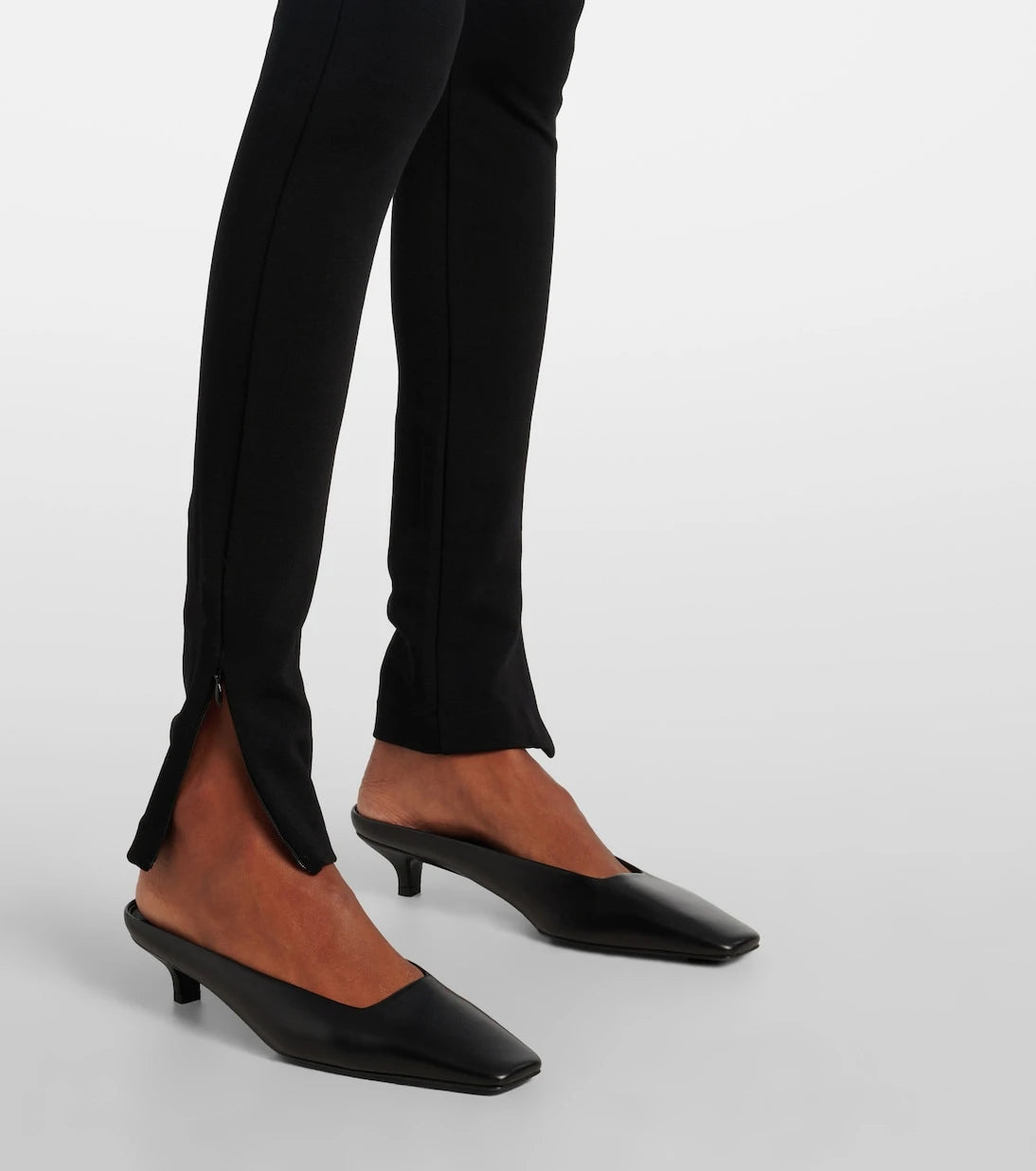 Toteme - Zip high-rise leggings