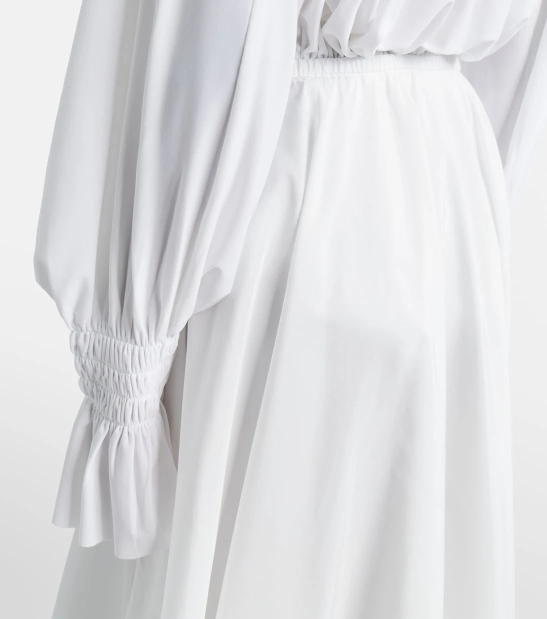Norma Kamali - High-rise midi skirt