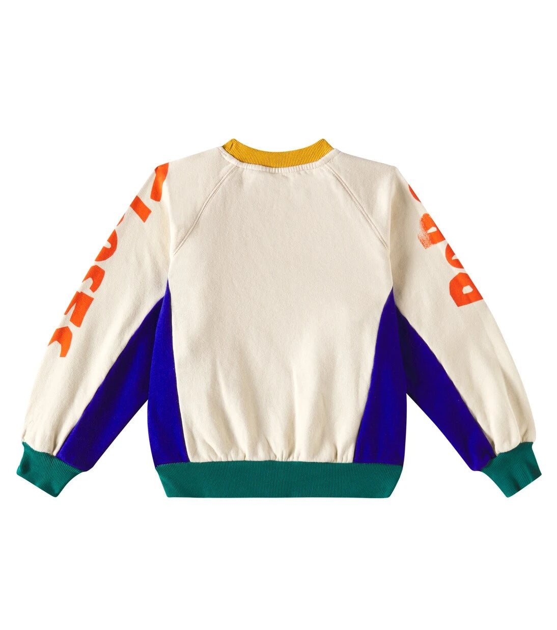 Bobo Choses - Colorblocked cotton jersey sweatshirt