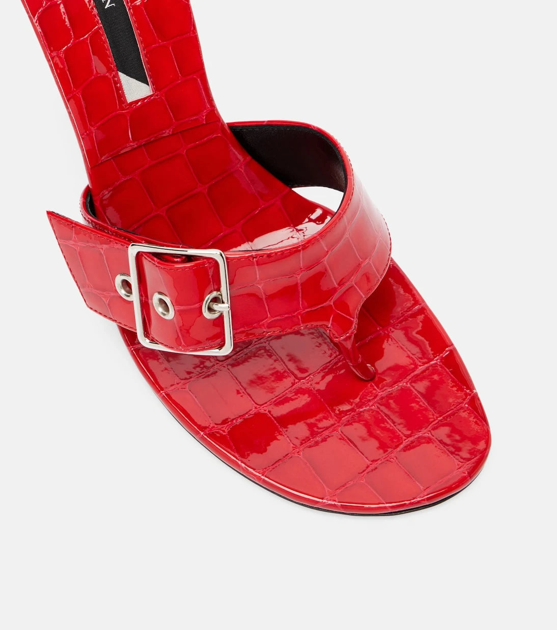 Christen - Helix 95 patent leather thong sandals