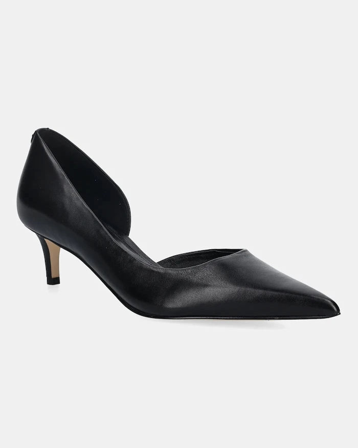 Кожени обувки с тънък ток MICHAEL Michael Kors Elyse Kitten Pump