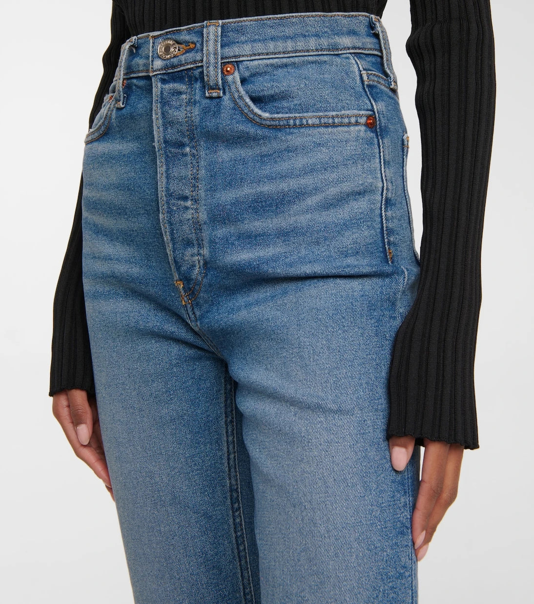 Re/Done - 90s Ultra high-rise skinny jeans