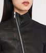 Rick Owens Black Lamb Leather Gary Jacket