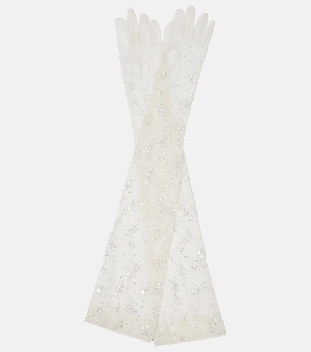 Safiyaa - Bridal tulle gloves