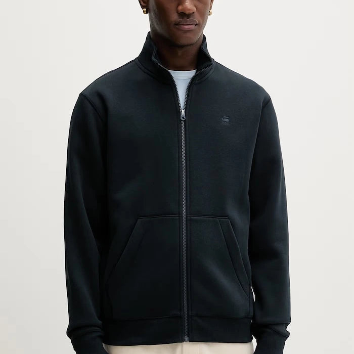G-Star fermuarlı erkek pamuklu sweatshirt Premium core track