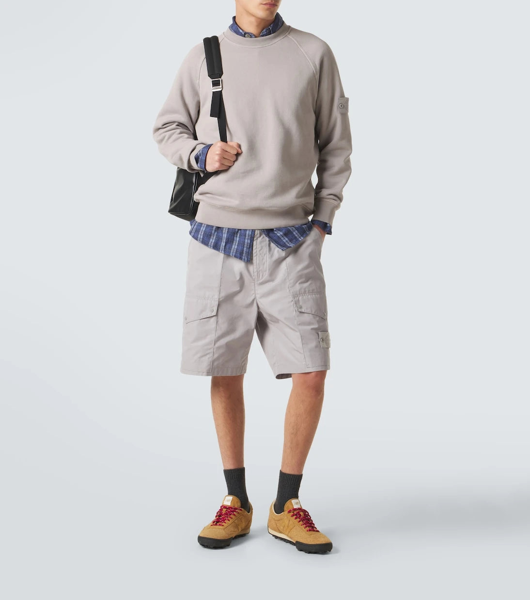 Stone Island - Ghost cotton canvas cargo shorts