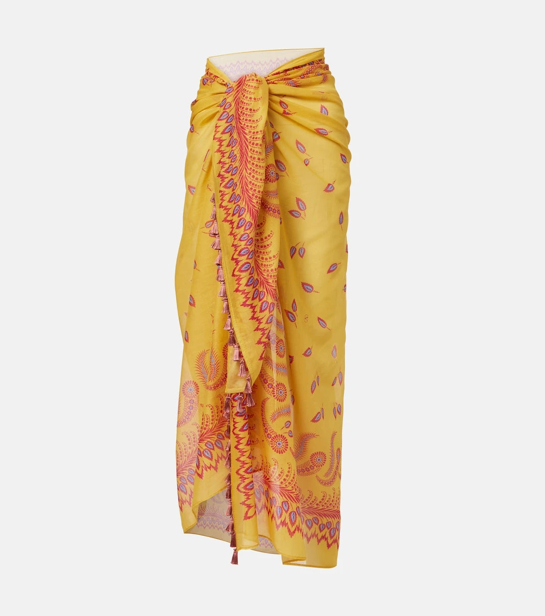 Valentino - Printed cotton beach cover-up