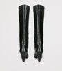 Leather Naty Knee-High Boots 85 BLACK