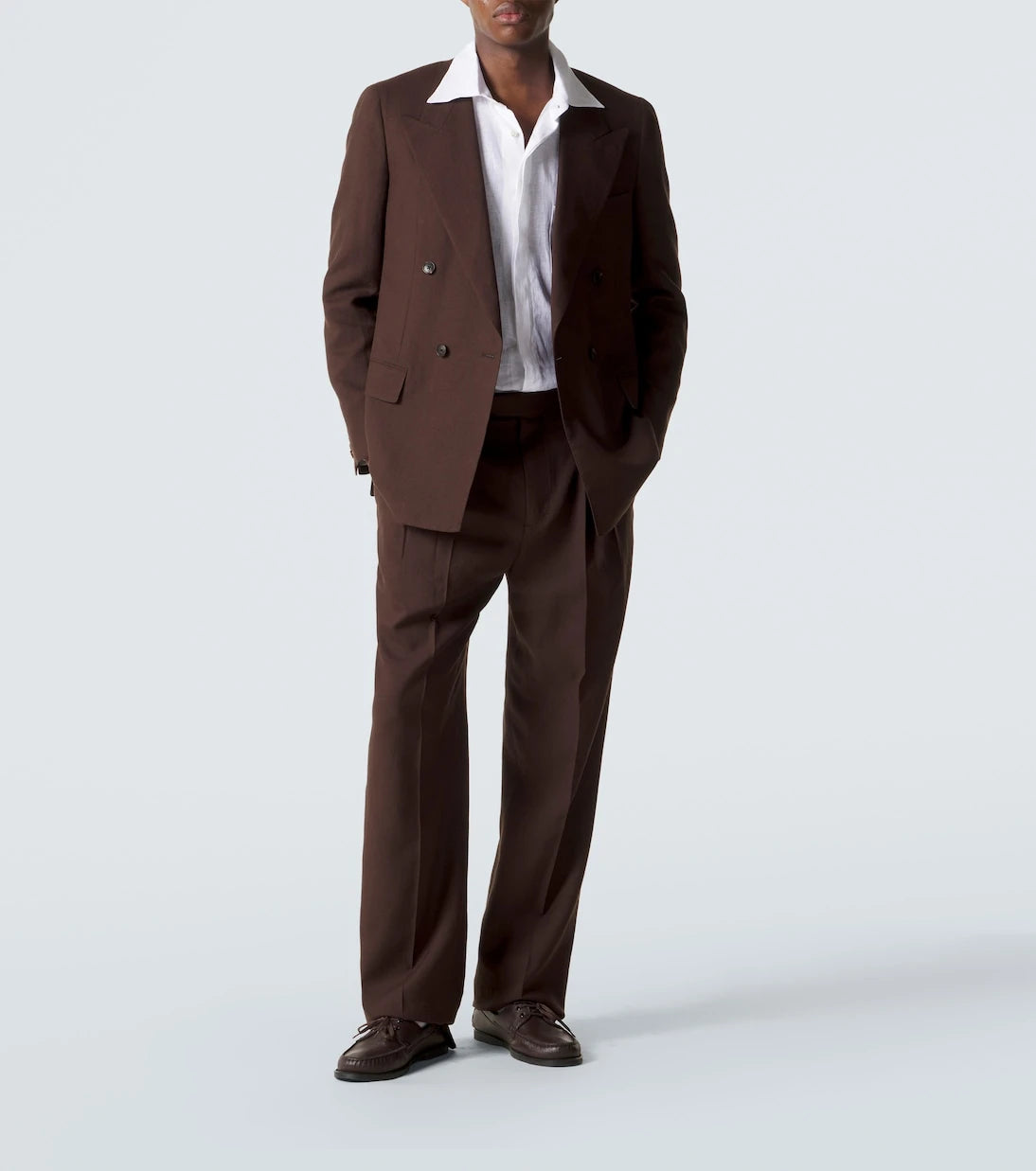 Umit Benan - Johnny linen and wool suit pants