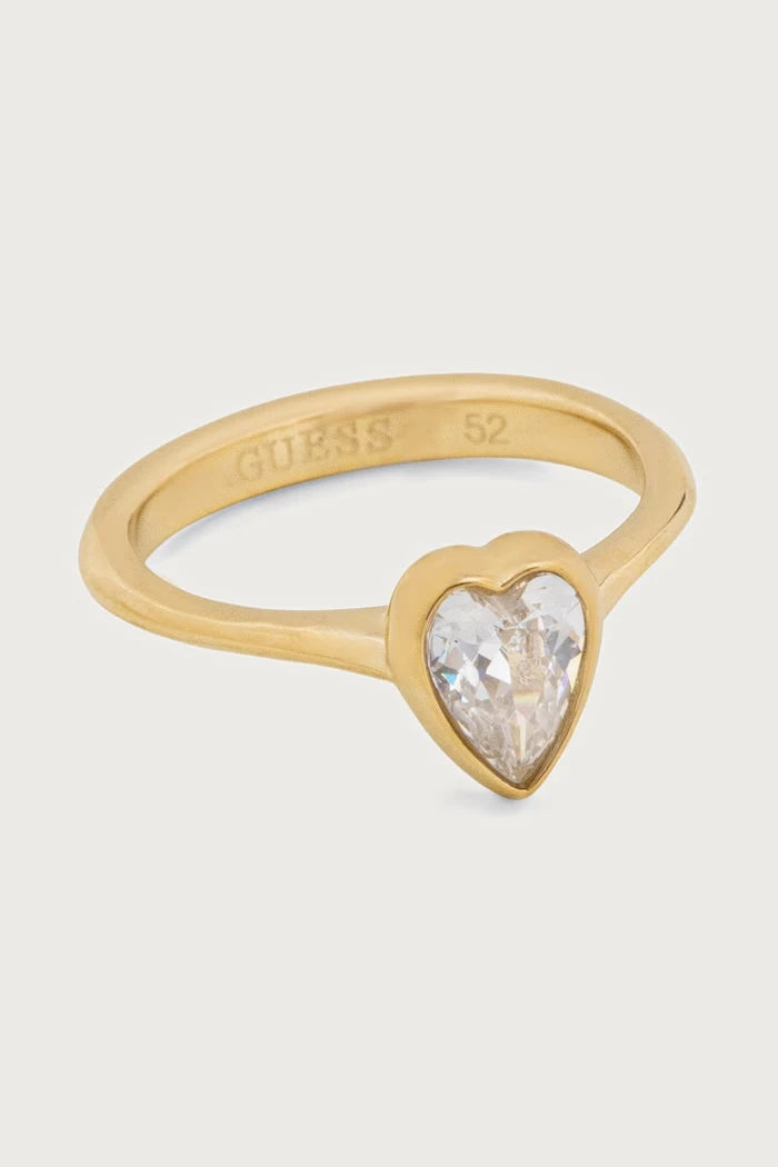 Kadınlar için paslanmaz çelik CRYSTAL LOVE yüzük