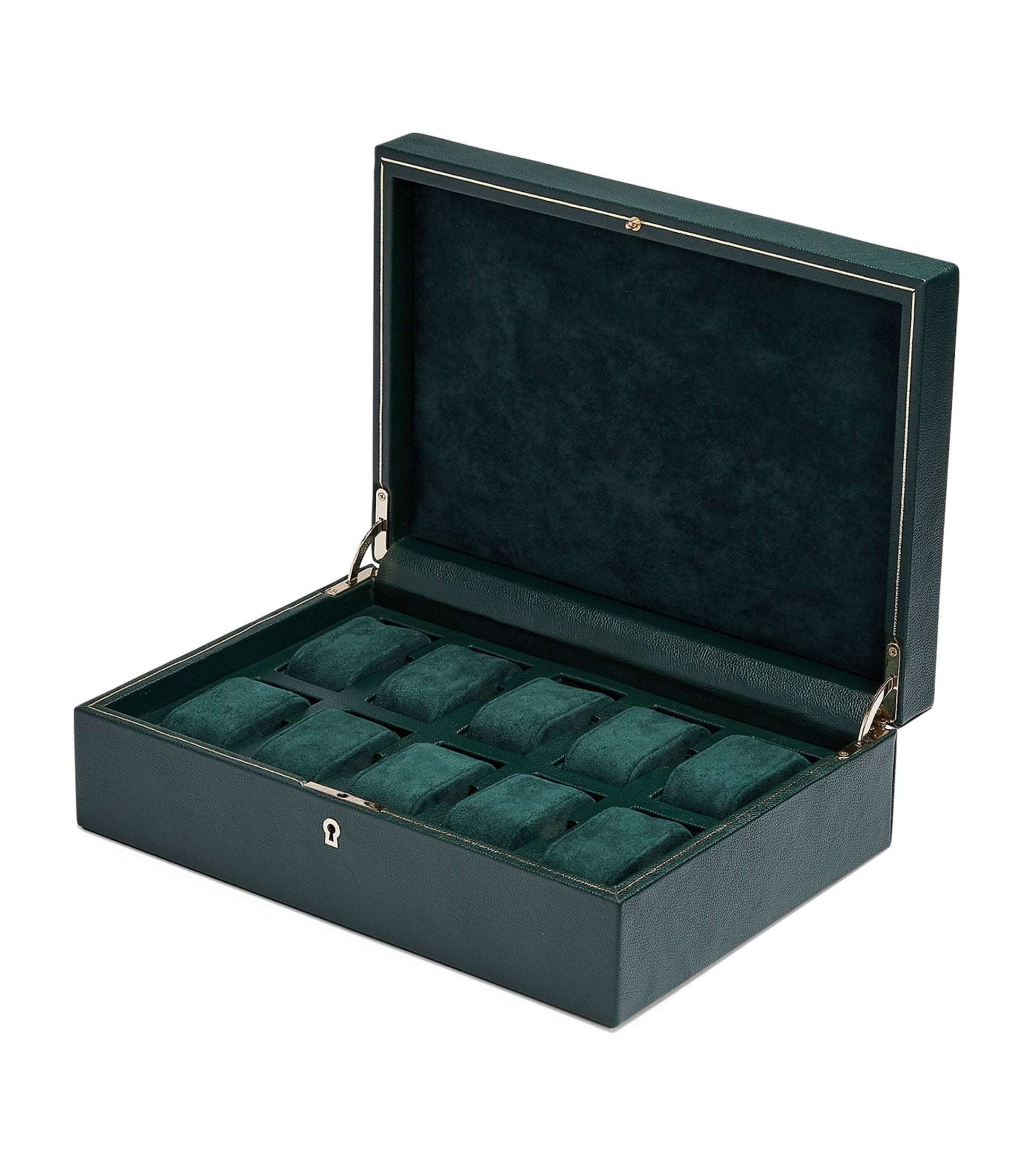 Vegan Leather 10-Piece Watch Box