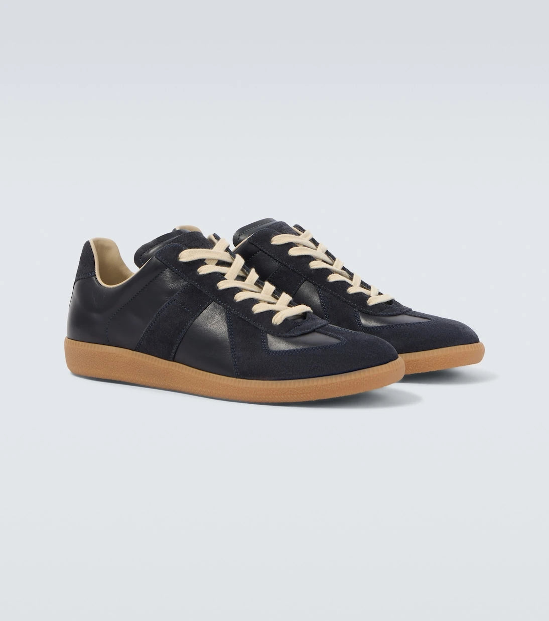 Maison Margiela - Replica suede and leather sneakers