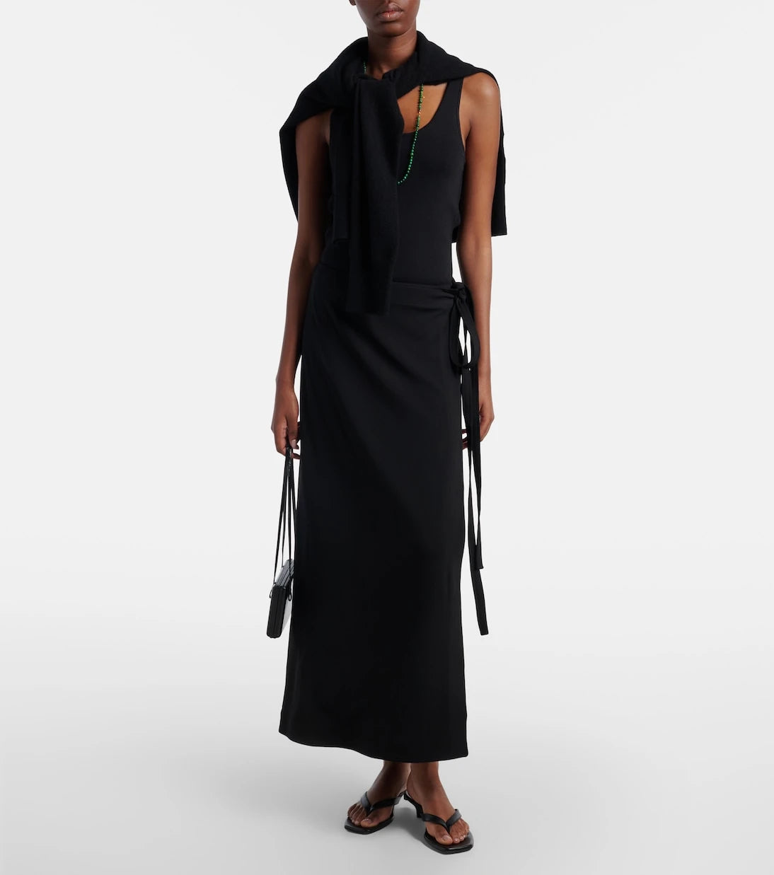 Toteme - Jersey wrap skirt