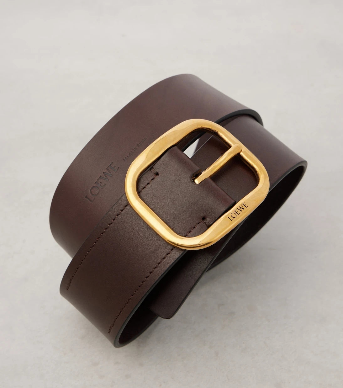 Loewe - Rounded leather belt