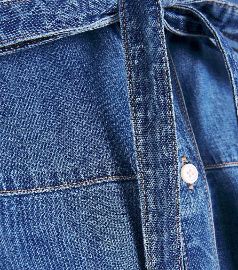 Veronica Beard Blue Gabby Denim Shirt