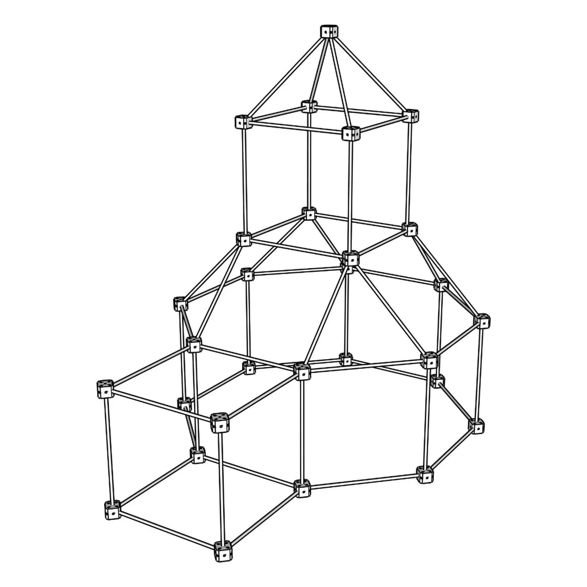 Sarbakane - Cabane à construire - Pack Castor - 111 pieces