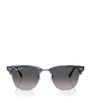 Ray-Ban Blue RB3016 Clubmaster Square Sunglasses