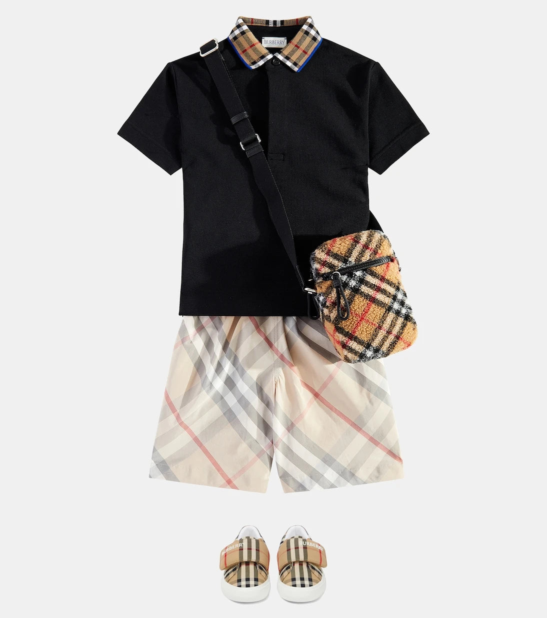 Burberry Kids - Burberry Check Bermuda shorts