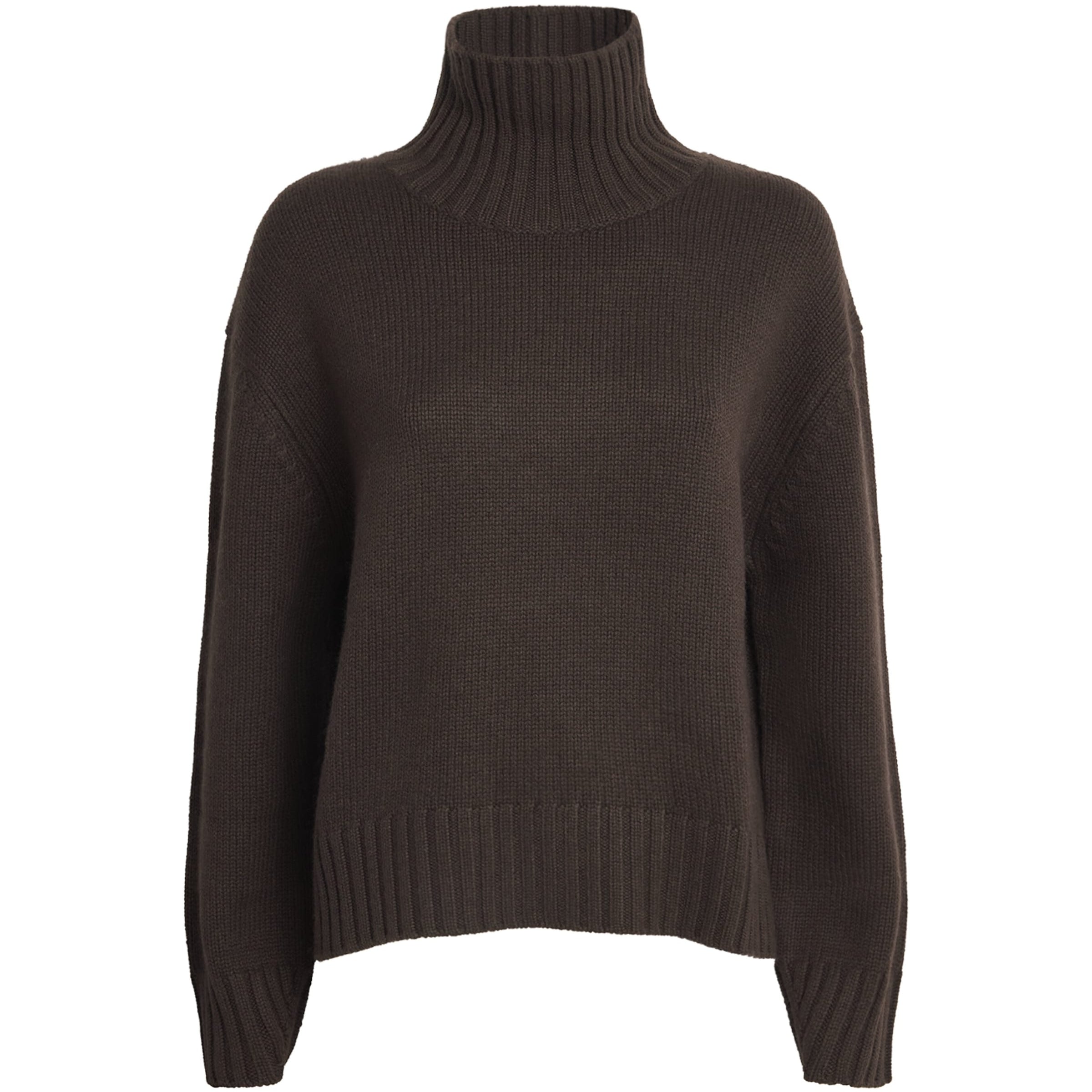 Brown Wool-Cashmere Nola Sweater