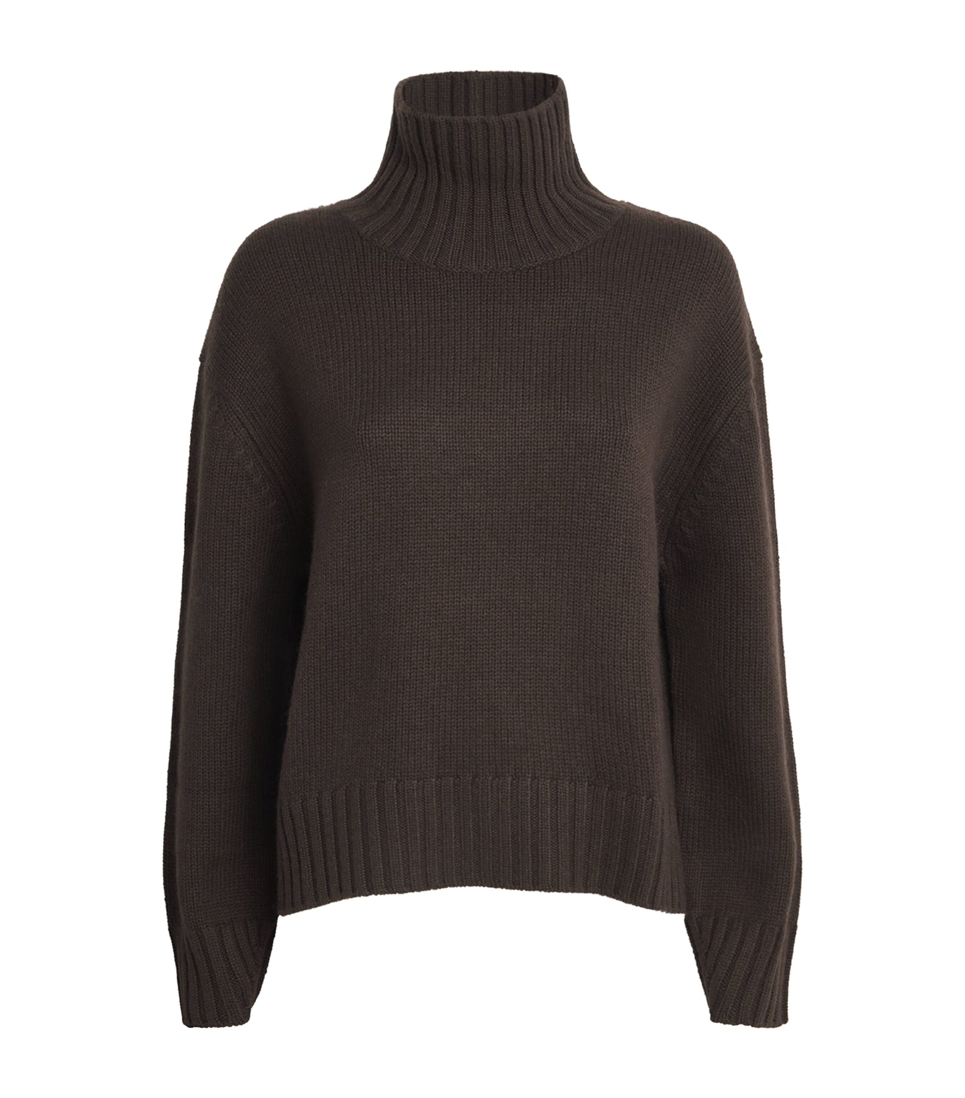 Brown Wool-Cashmere Nola Sweater