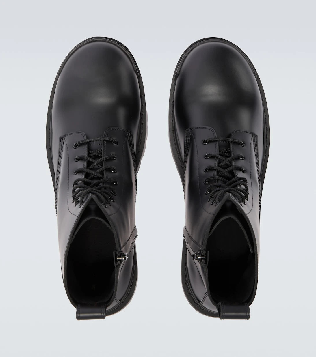Balenciaga - Combat Strike leather combat boots