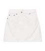 Prada White Denim Mini Skirt