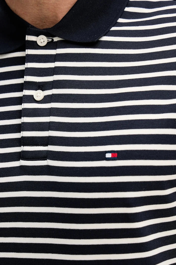 Tommy Hilfiger yakalı erkek pamuklu tişört