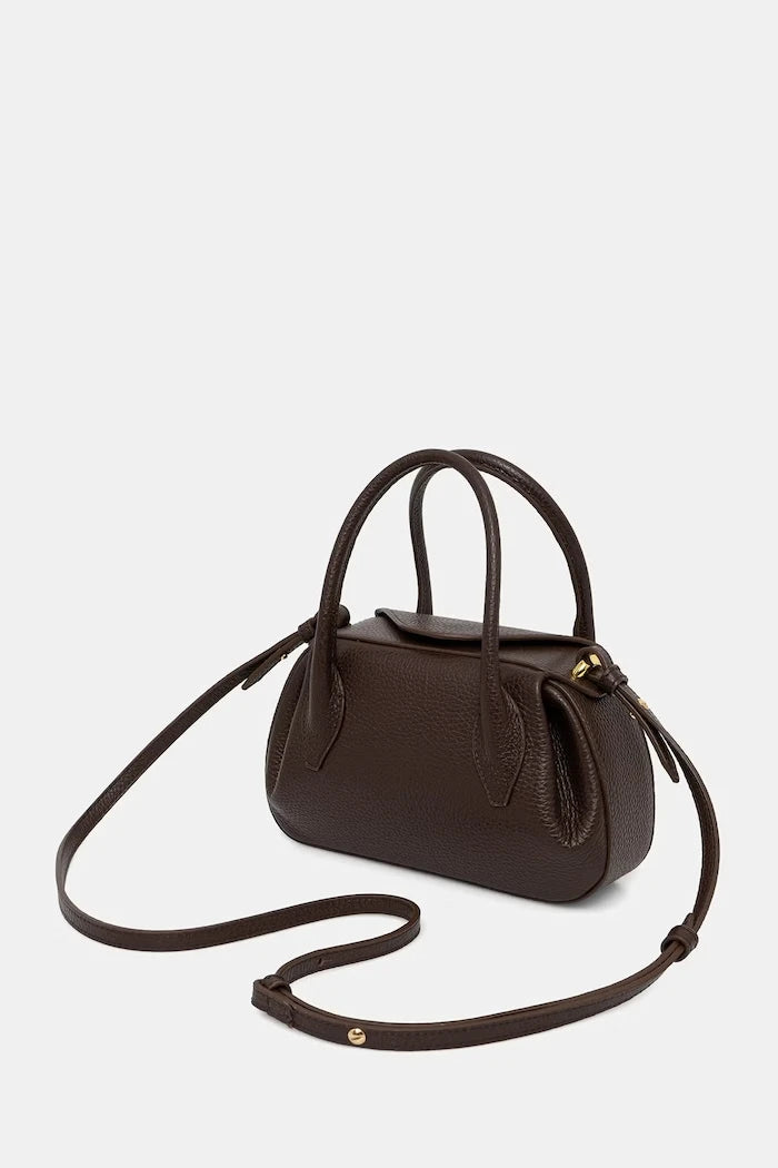 Yuzefi kadın crossbody deri çanta OYSTER MINI DUFFLE
