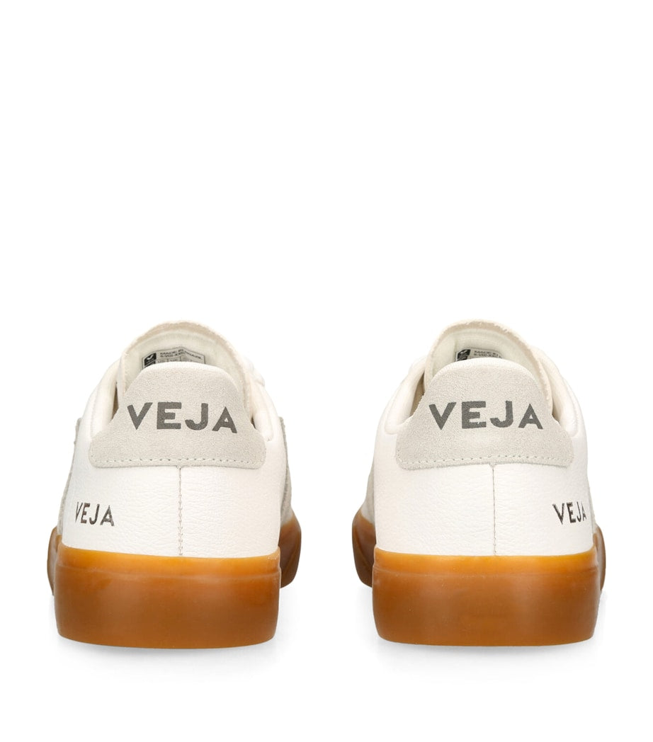 Veja White Leather Campo Sneakers