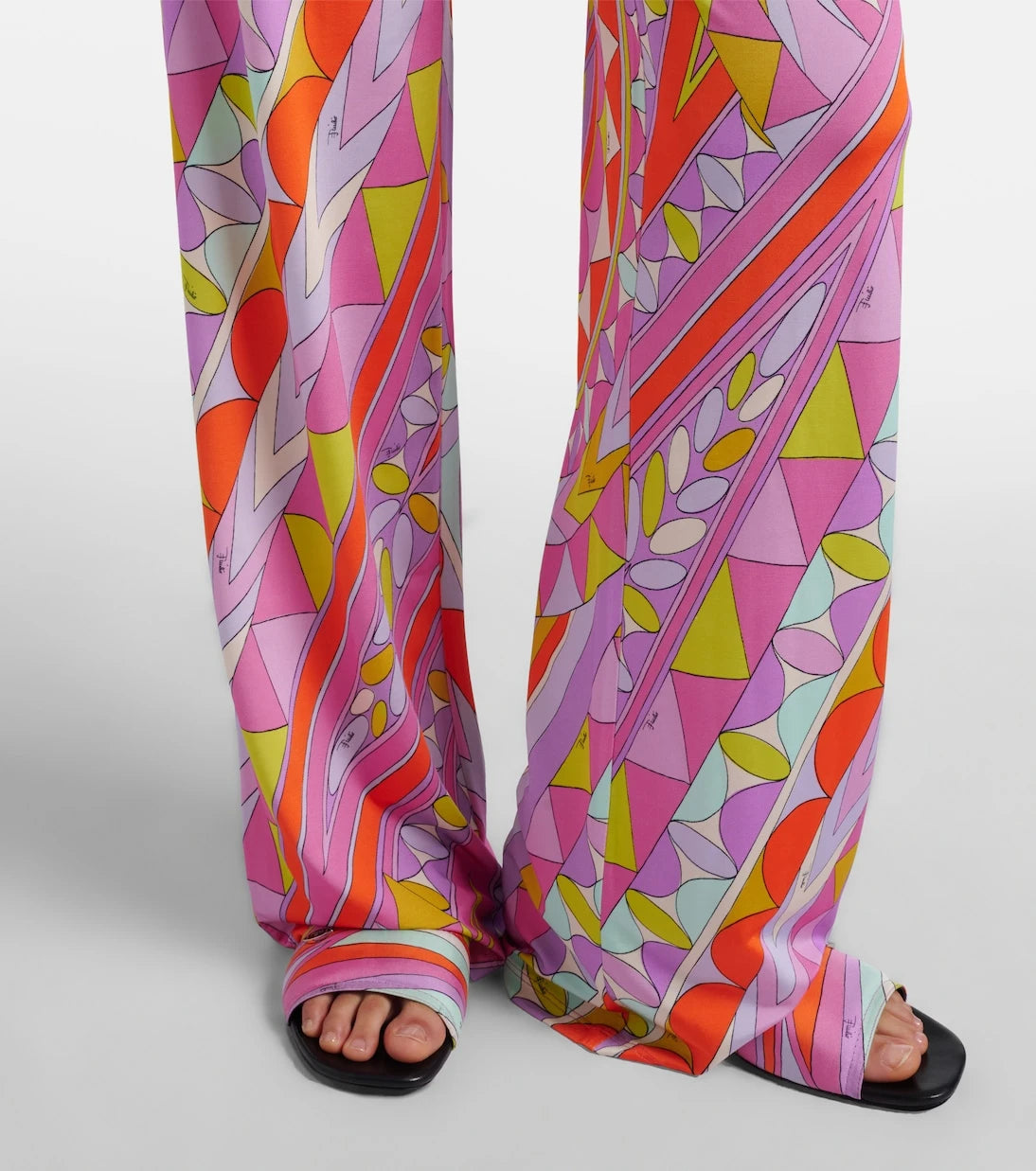 Pucci - Manuba jersey satin wide-leg pants