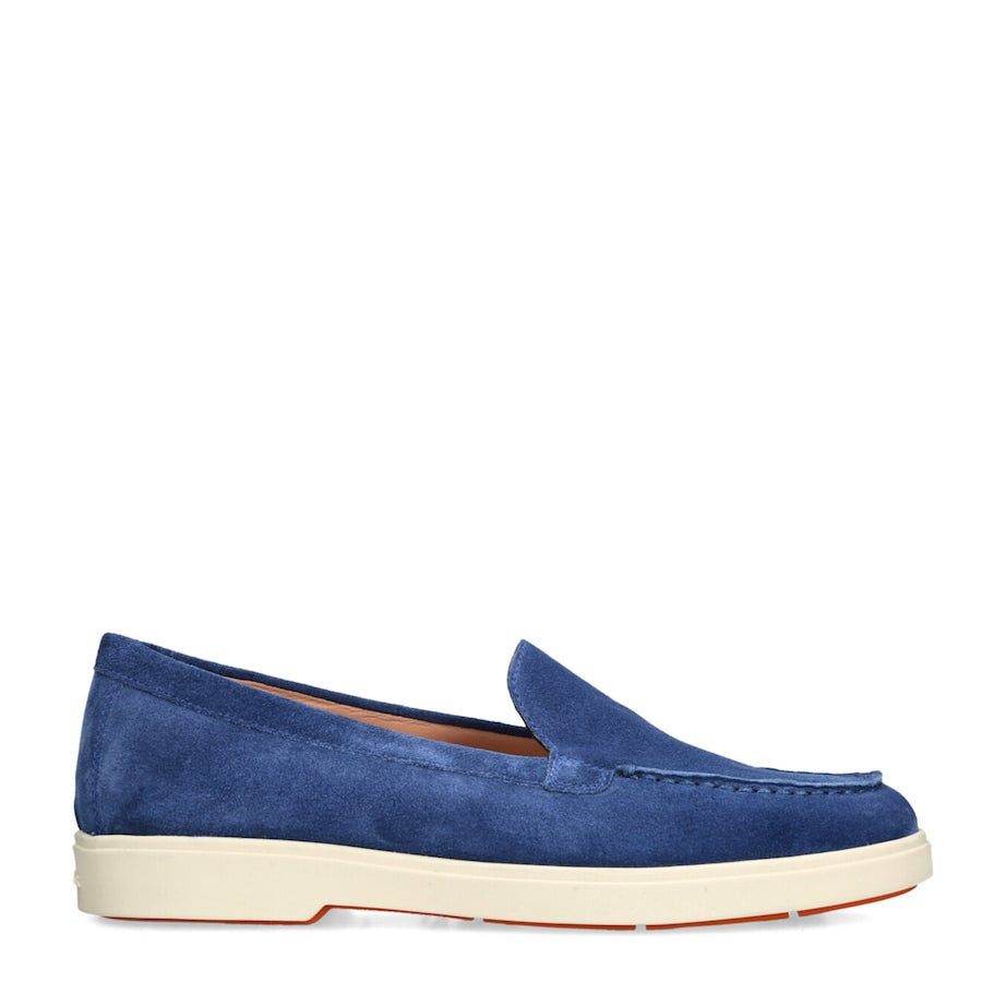 Blue Suede Loafers