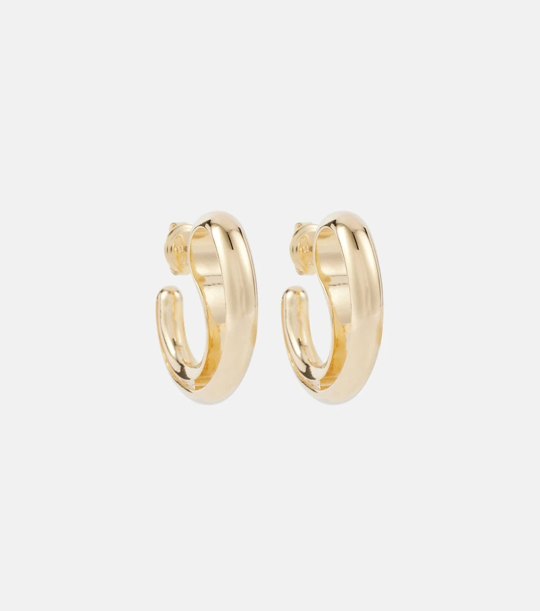 Bottega Veneta - Drop 18kt gold-plated sterling silver earrings