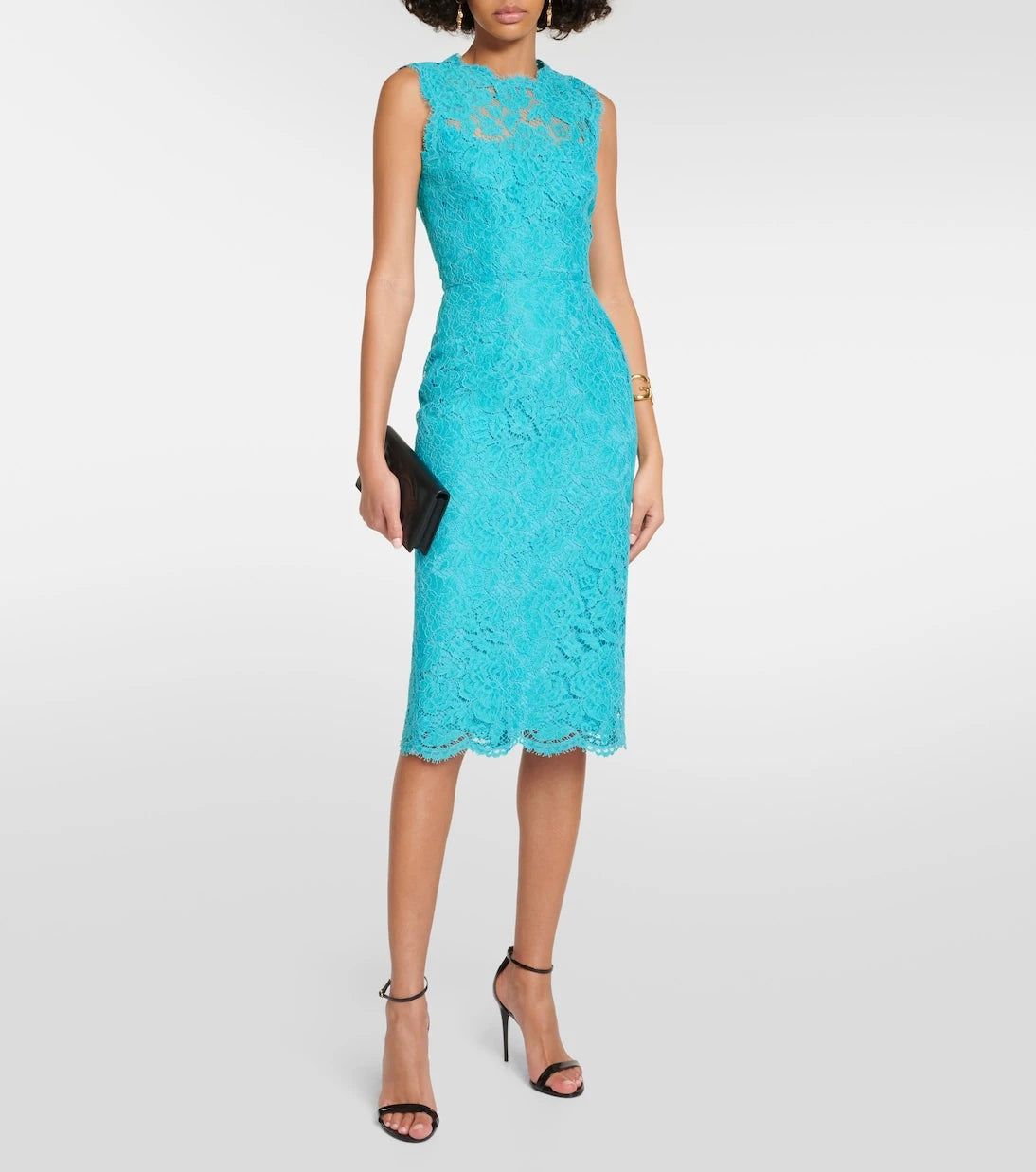 Dolce&Gabbana - Cotton-blend lace midi dress