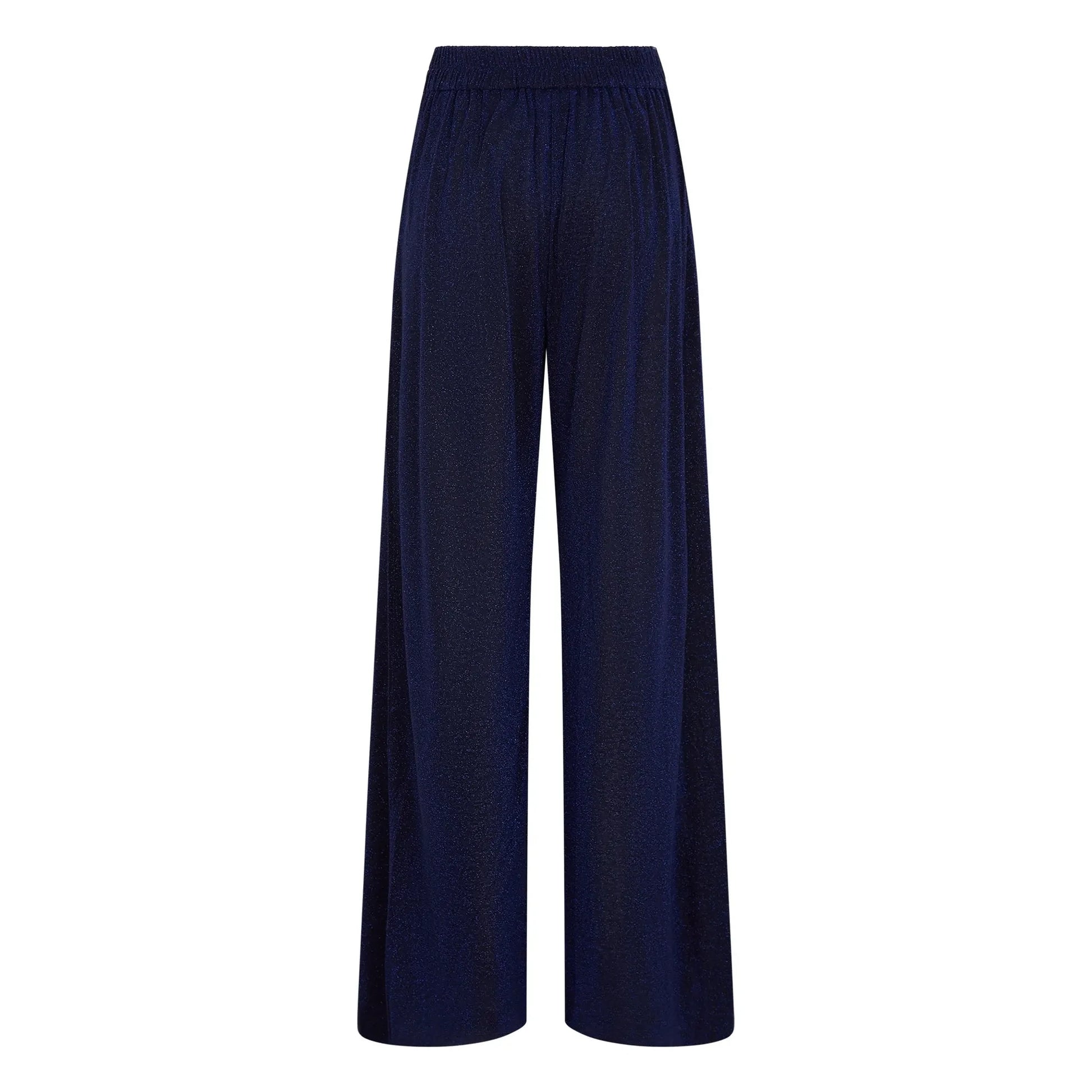 Momoni - Aspen Metallic Pants | Navy blue