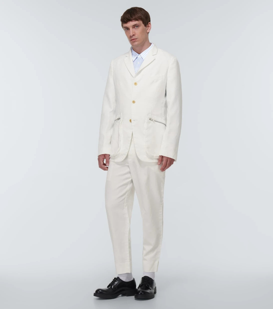 Comme des Garçons Homme Deux - سترة بليزر أحادية الصدر