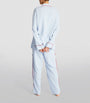 Olivia von Halle Blue Silk Laurent Pyjama Set