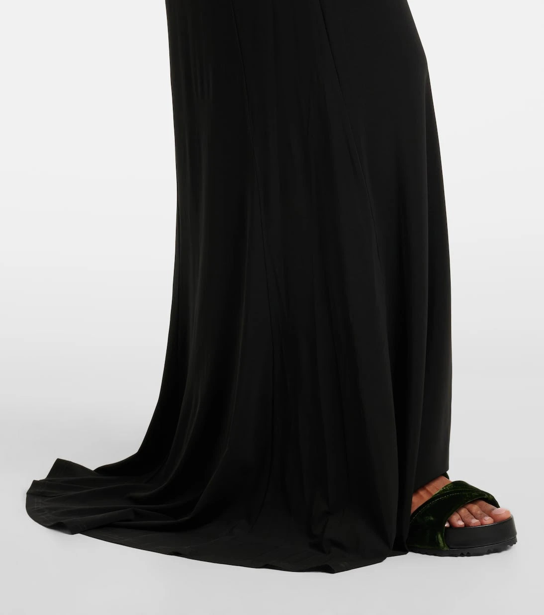 Plan C - Scarf-detail jersey maxi dress