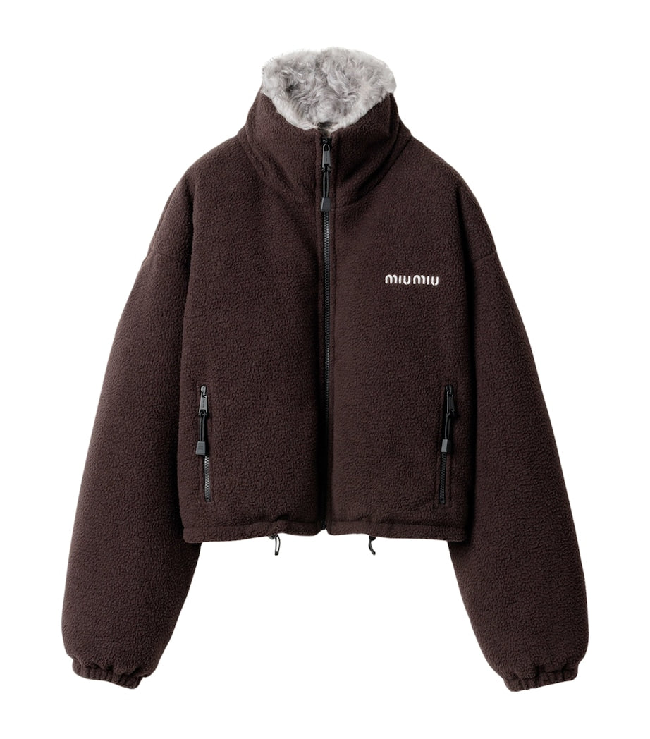 Fleece Cropped Jacket